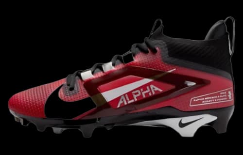 Nike Alpha Menace 4 Elite University Red Team Red Black White