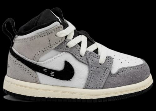 Jordan 1 Mid SE Craft White Cement Grey Black (TD)