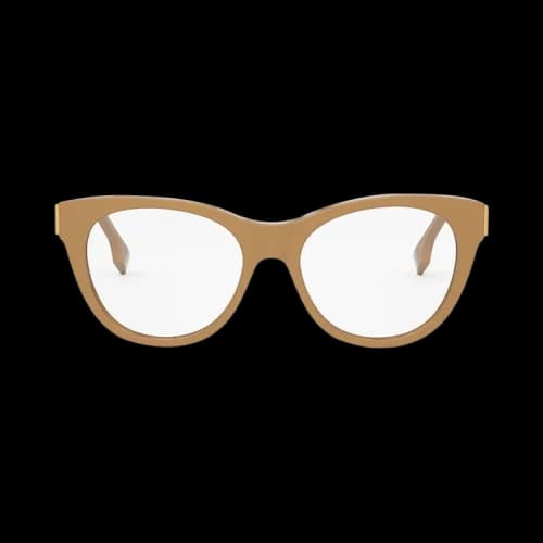 Fendi Round Glasses 'Brown'