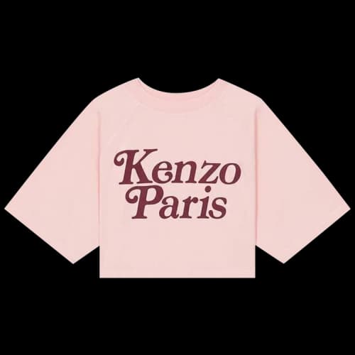 Kenzo x Verdy Boxy Cropped T-Shirt 'Faded Pink'