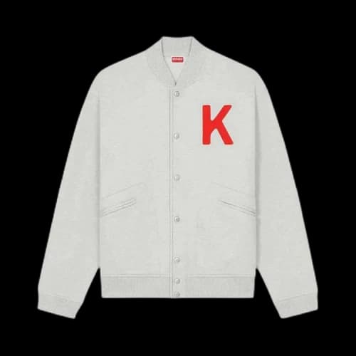 Kenzo Lucky Tiger Bomber 'Pale Grey'