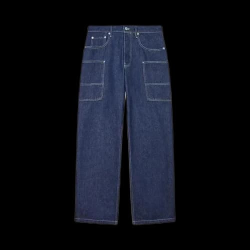 Kenzo Cargo Monkey Fit Jeans 'Blue'