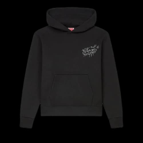 Kenzo Gots Star Tiger Embroidered Classic Hoodie 'Black'