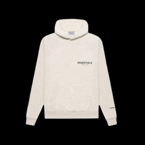 Fear of God Essentials Core Collection Pullover Hoodie Light Heather Oatmeal