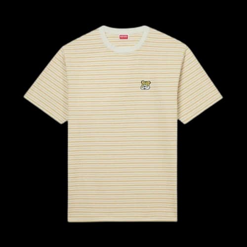Kenzo Verdy Embroidered Classic T-Shirt 'Striped Jersey Golden'