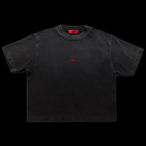 424 Cropped Alias T-Shirt 'Black'