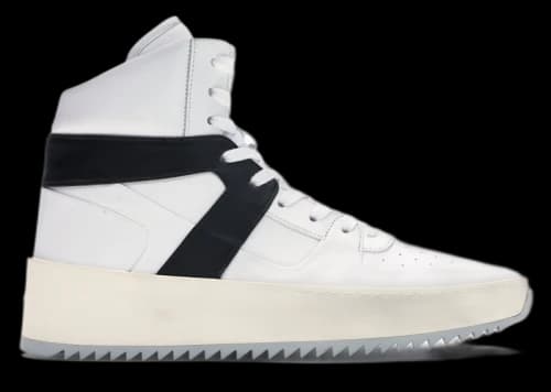 Fear Of God Basketball Sneaker Leather White Black