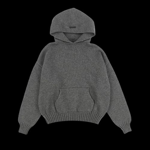 Fear of God Knit Hoodie 'Dark Heather'