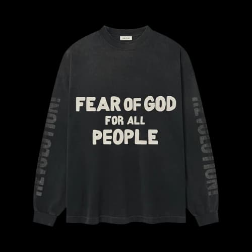 Fear of God Relaxed Long-Sleeve Future Tee 'Black'