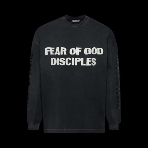 Fear of God Relaxed Long-Sleeve Disciple Tee 'Black'
