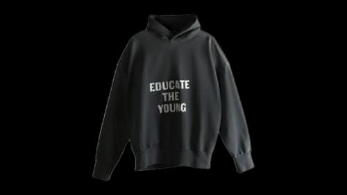 Fear of God Educate Hoodie Black