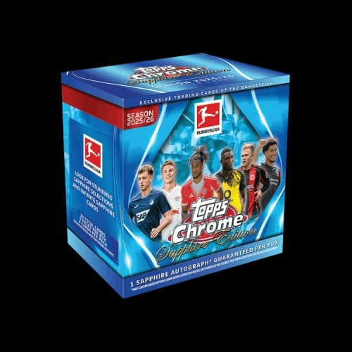 2025-26 Topps Chrome Sapphire Bundesliga Hobby Box