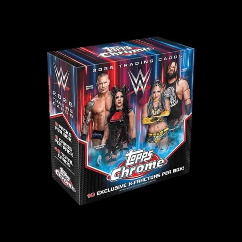 2026 Topps Chrome WWE Factory Sealed Mega Box