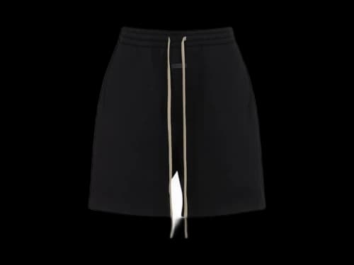 Fear of God Long Drawstring Sweat Shorts Black