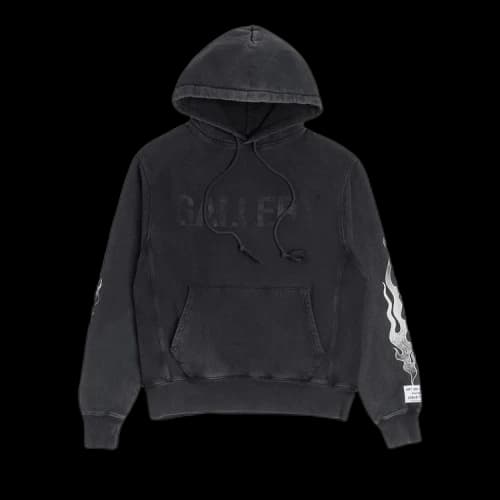 Gallery Dept. GD Flames Hoodie 'Black'