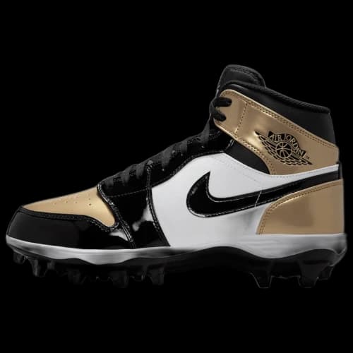 Jordan 1 Mid TD Cleat Gold Toe