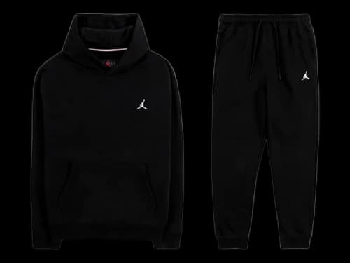 Jordan Essentials Fleece Sweatsuit Set Black