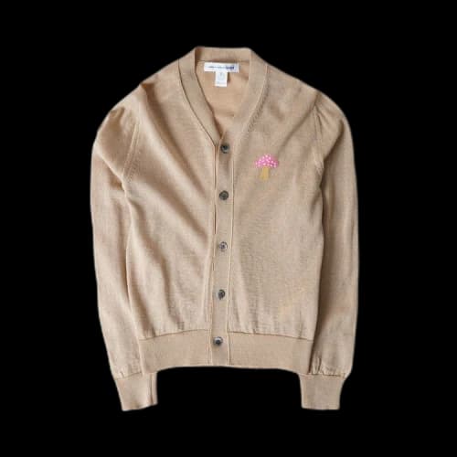 Comme des Garçons SHIRT x Brett Westfall Mushroom Cardigan 'Beige'