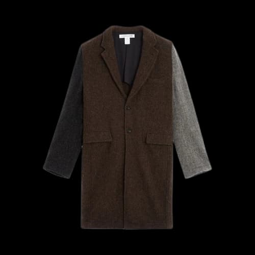Comme des Garçons SHIRT Knit Woven Jacket 'Brown Mix'