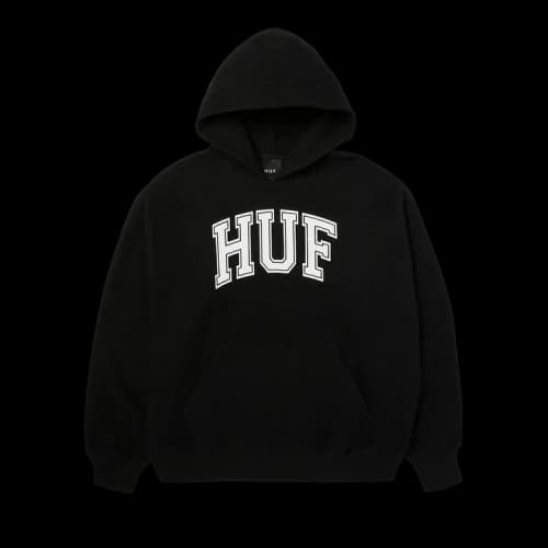 HUF Cracked Arch Inside Out Hoodie 'Black'