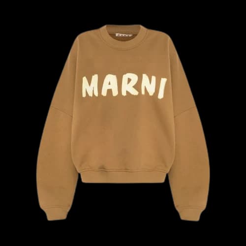 Marni Logo Sweatshirt 'Olive'
