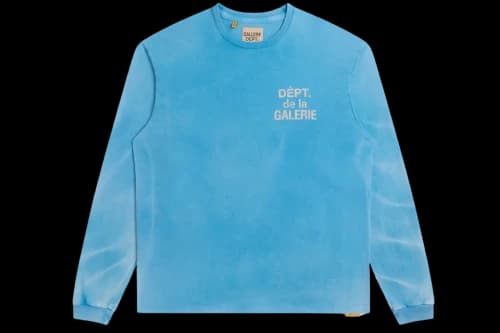 Gallery Dept. French Long-Sleeve Tee 'Cyan'