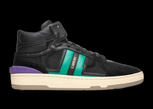 Lanvin Clay High Top Black Green