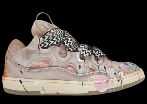 Lanvin Leather Curb Gallery Dept. Pale Pink Multi