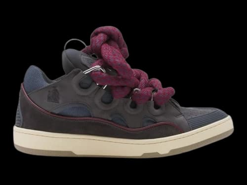 Lanvin Leather Curb Shark Grey