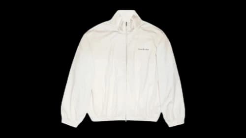 Acne Studios Short Outerwear Coat Dusty White