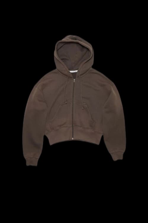 Acne Studios Dyed Zippered Jacket Lumber Brown