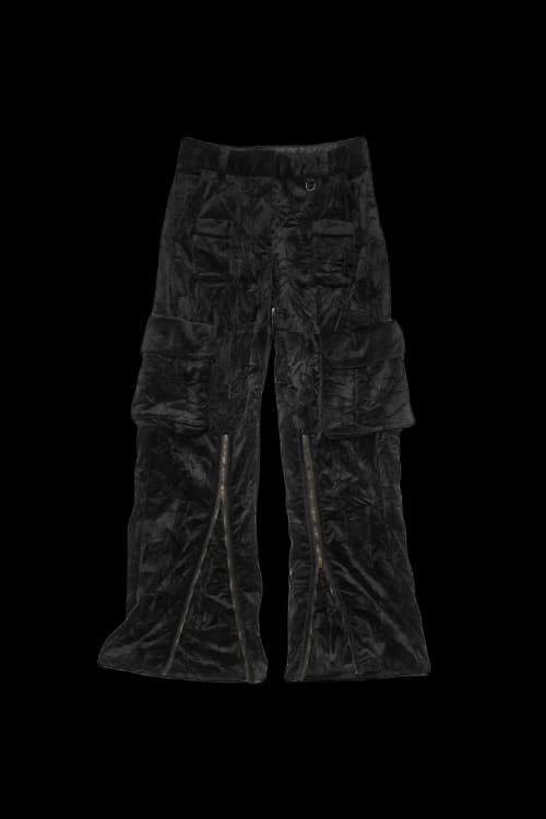 Acne Studios Zipper Cargo Pants Black