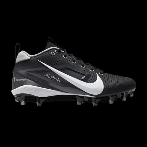Nike Alpha Menace 4 Varsity Black Light Smoke Grey Metallic Silver White
