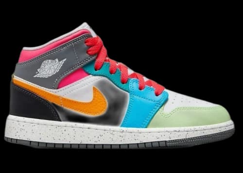 Jordan 1 Mid SE Multi-Color (GS)