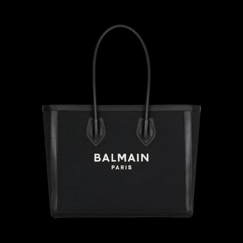 Balmain Army Shopper 42 Logo Tote Bag 'Black'