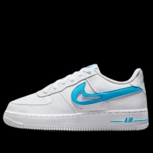 (GS) Nike Air Force 1 Low Cut-Out 'Aquatone'