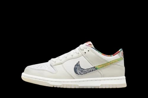 Nike Dunk Low White Multi-Color Paisley (GS)