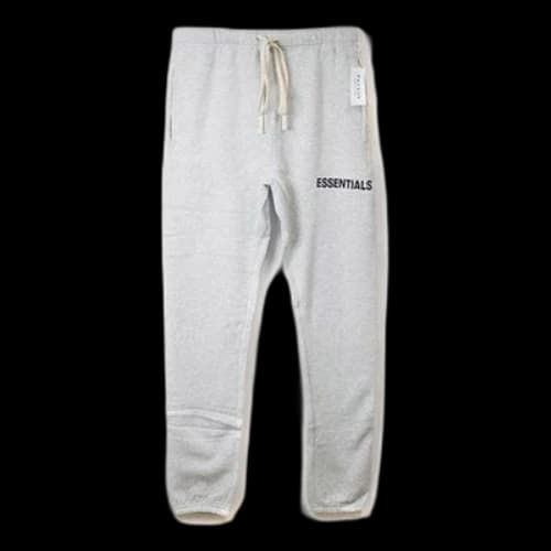 Fear of God Essentials Graphic Sweatpants 'Light Oatmeal'