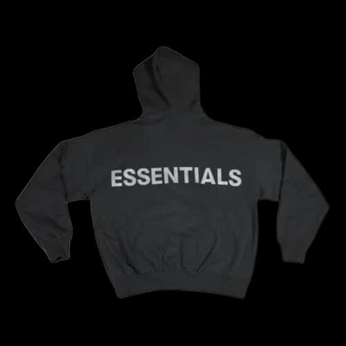 Fear of God Essentials FW19 3M Logo Pullover Hoodie 'Black'