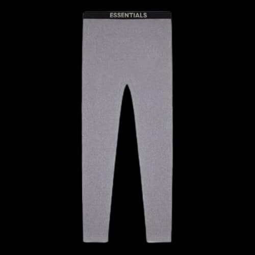 Fear of God Essentials FW20 Heather Thermal Pants 'Dark Grey'