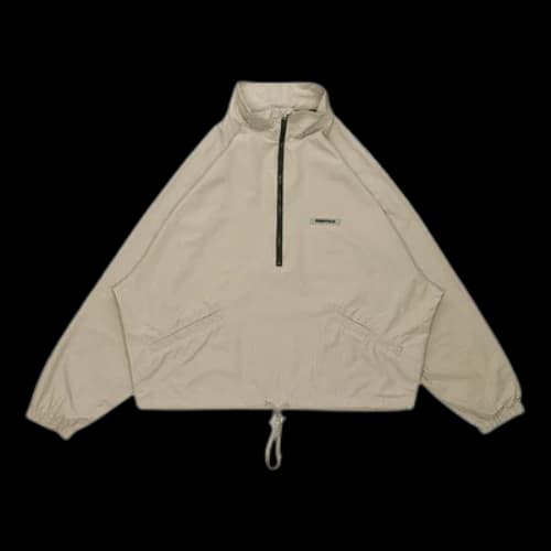 Fear of God Essentials FW20 Half-Zip Track Jacket Moss