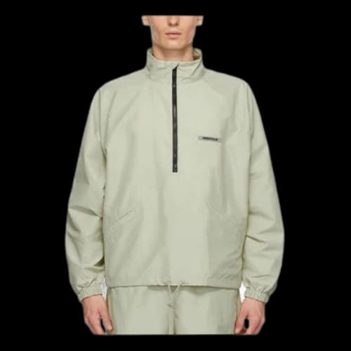 Fear of God Essentials FW20 Half-Zip Track Jacket Sage
