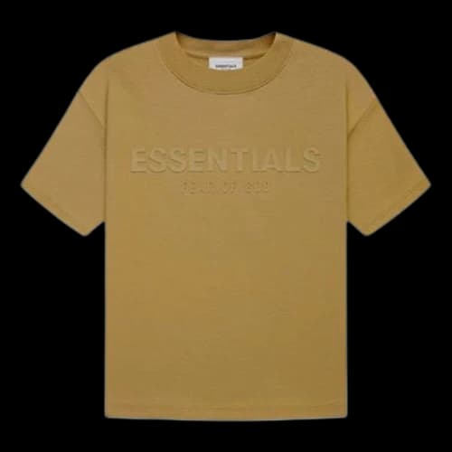 Fear of God Essentials FW21 Kidss S/S Tee Amber