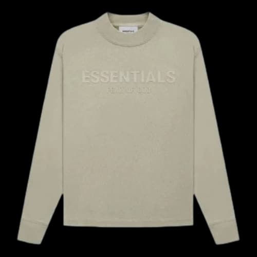 (GS) Fear of God Essentials FW21 L/S Tee Pistachio