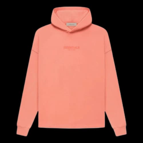 Fear of God Essentials FW22 Relaxed Hoodie 'Coral'