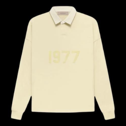 Fear of God Essentials FW22 Henley Rugby Polo 'Canary'