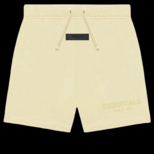 (PS) Fear of God Essentials FW22 Jersey Shorts 'Canary'