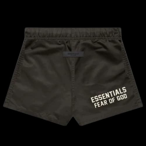 (PS) Fear of God Essentials FW22 Nylon Running Shorts 'Off Black'