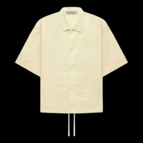 Fear of God Essentials FW22 SS Nylon Shirt 'Canary'