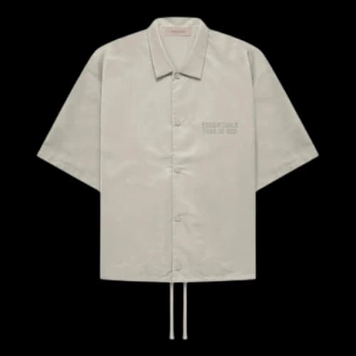 Fear of God Essentials FW22 Ss Nylon Shirt 'Smoke'